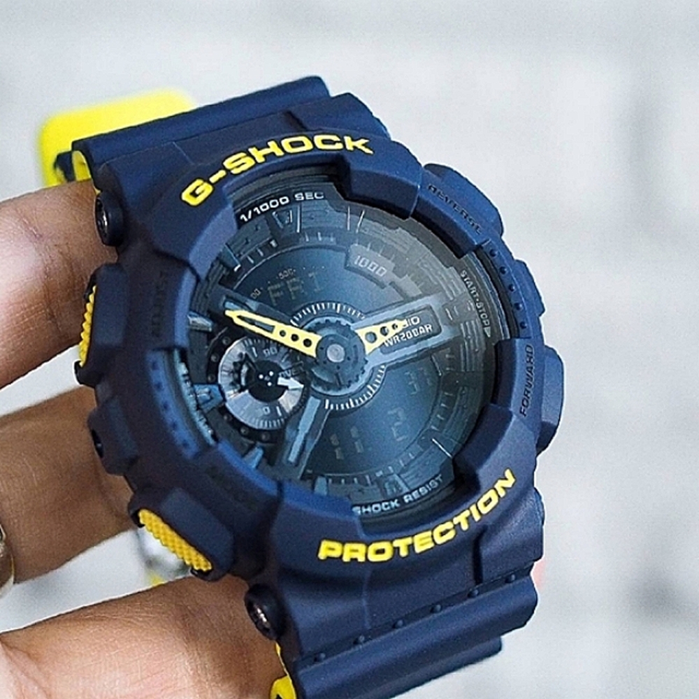 G-Shock Wolverine Blue & Premium Gold Seri…